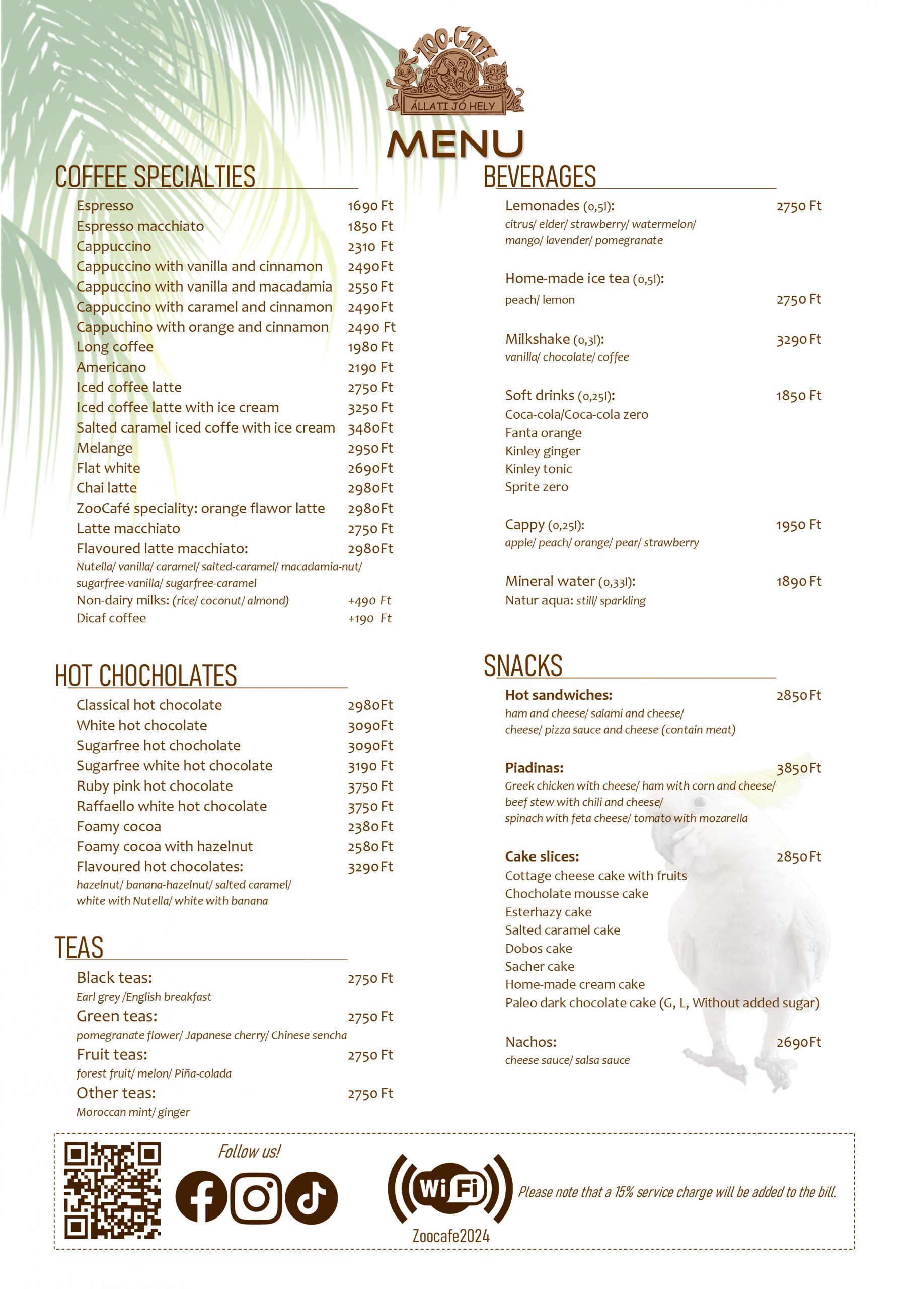 Menu 2025